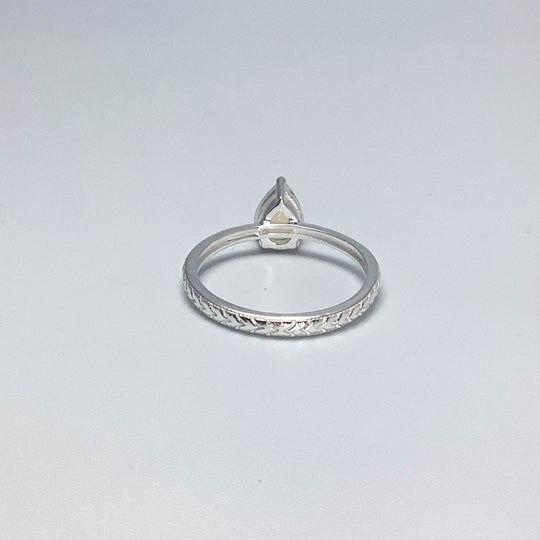 Faceted Fire Opal Ring-Rocks and Gems Canada