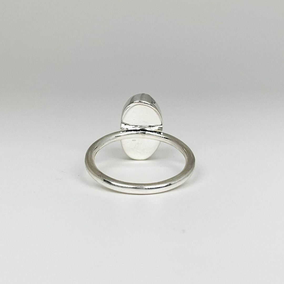 Faceted Fire Opal Ring-Rocks and Gems Canada
