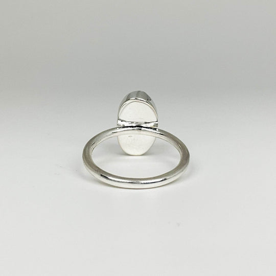 Faceted Fire Opal Ring-Rocks and Gems Canada