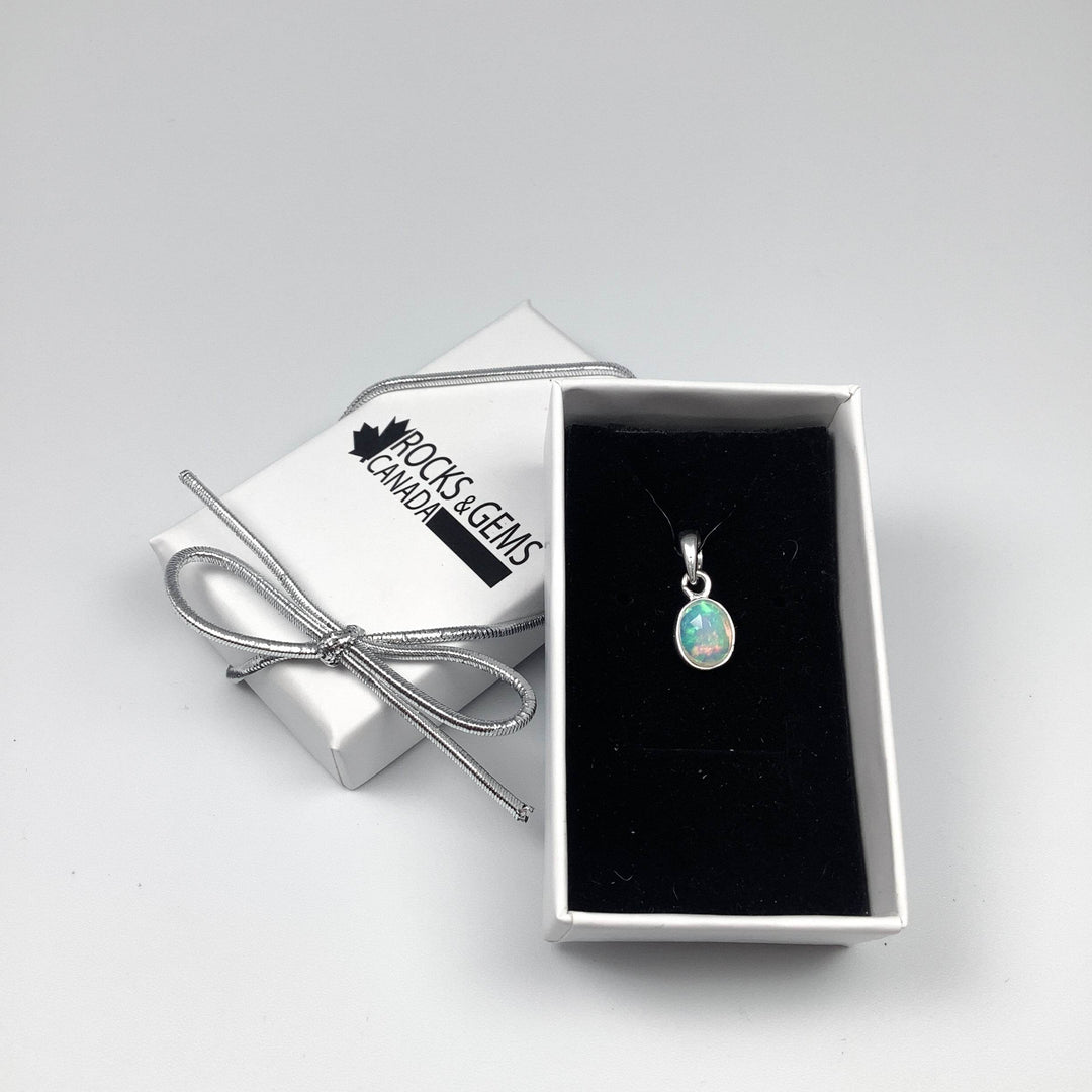 Fire Opal Pendant-Rocks and Gems Canada