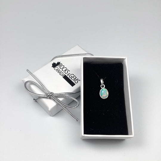 Fire Opal Pendant-Rocks and Gems Canada