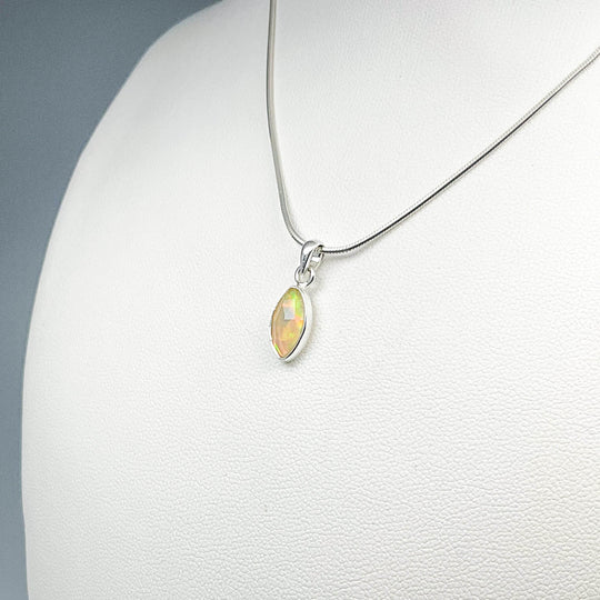 Fire Opal Pendant-Rocks and Gems Canada