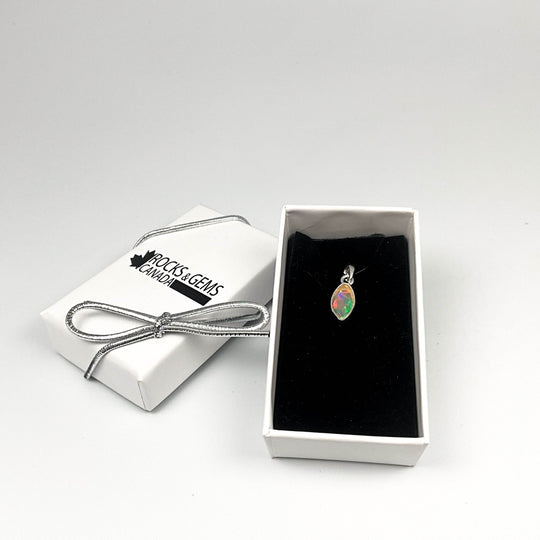 Fire Opal Pendant-Rocks and Gems Canada