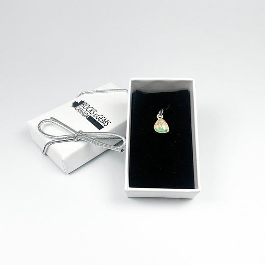 Fire Opal Pendant-Rocks and Gems Canada