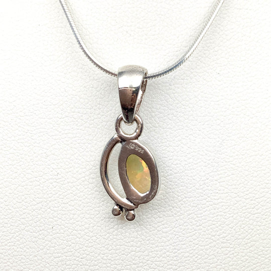 Fire Opal Pendant-Rocks and Gems Canada