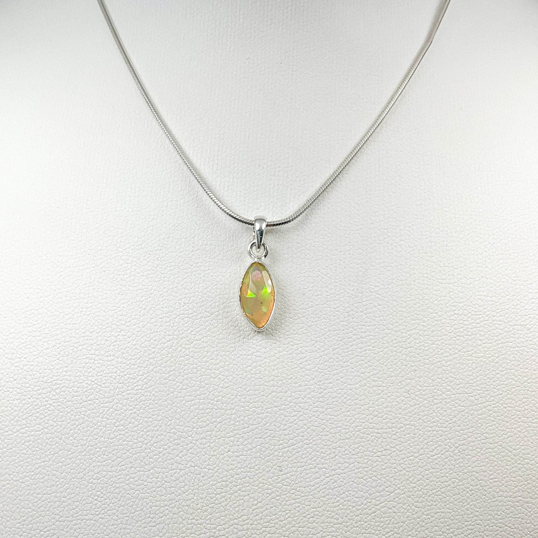 Fire Opal Pendant-Rocks and Gems Canada