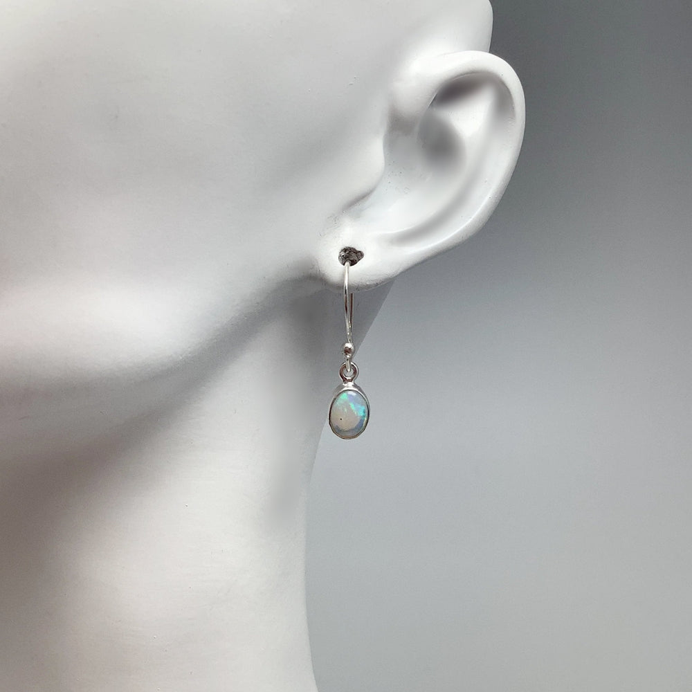 Fire Opal Dangle Earrings - Rocks and Gems Canada