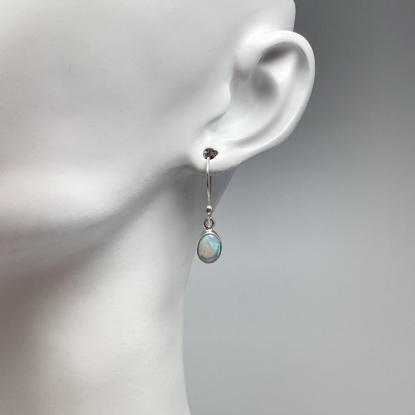 Fire Opal Dangle Earrings