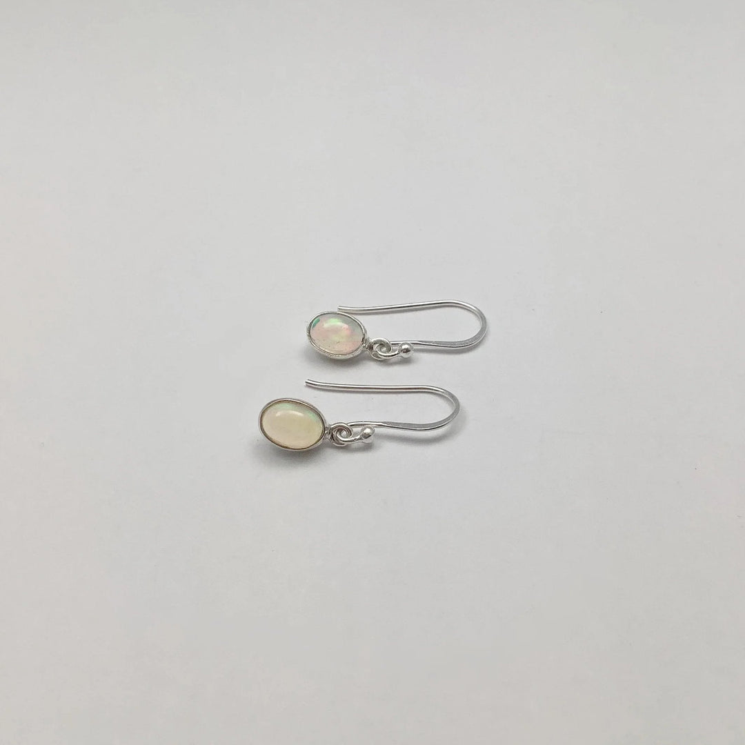 Fire Opal Dangle Earrings
