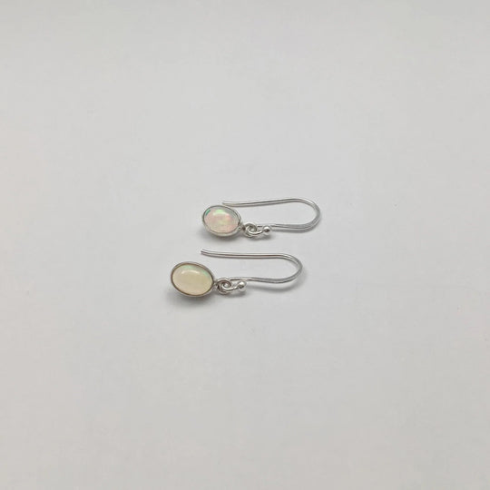Fire Opal Dangle Earrings