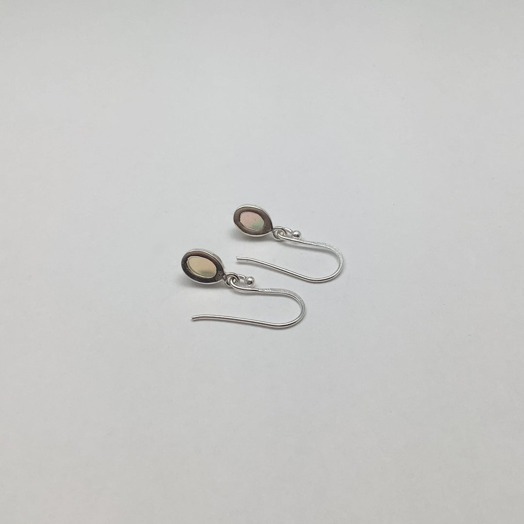 Fire Opal Dangle Earrings