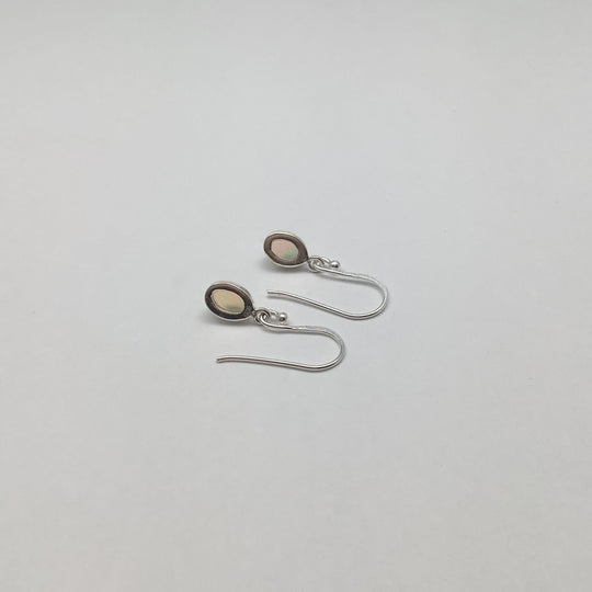 Fire Opal Dangle Earrings