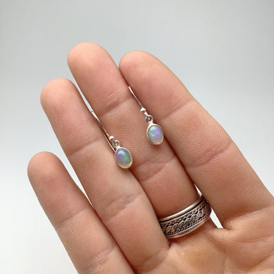Fire Opal Dangle Earrings