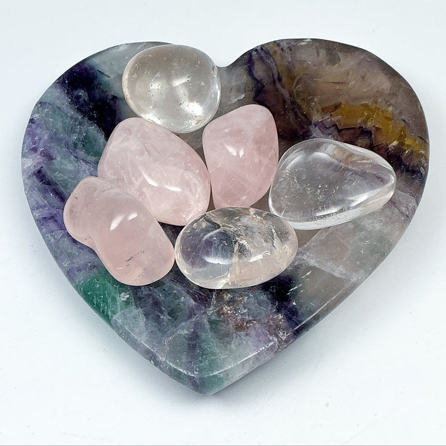 Fluorite Heart Bowl-Rocks and Gems Canada