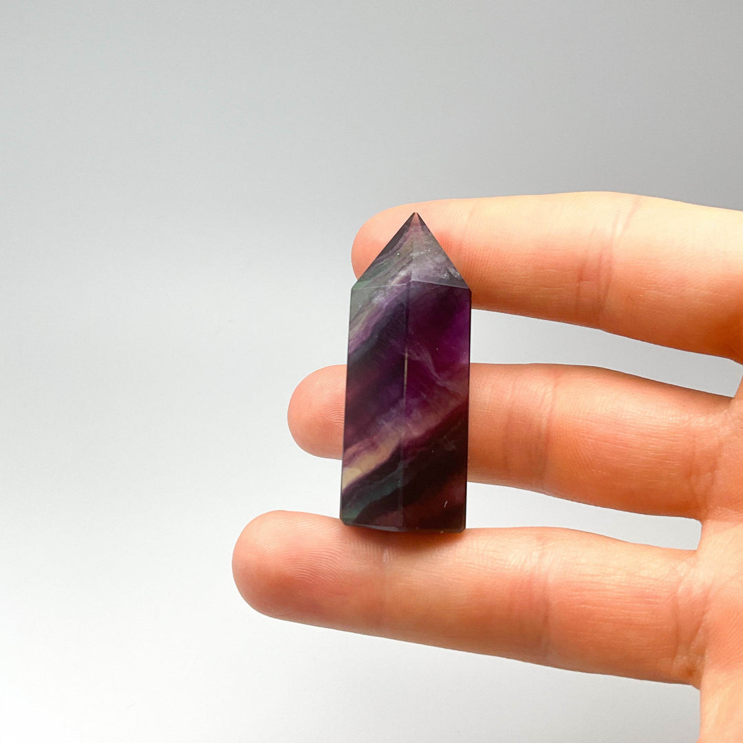 Fluorite Point-Rocks and Gems Canada