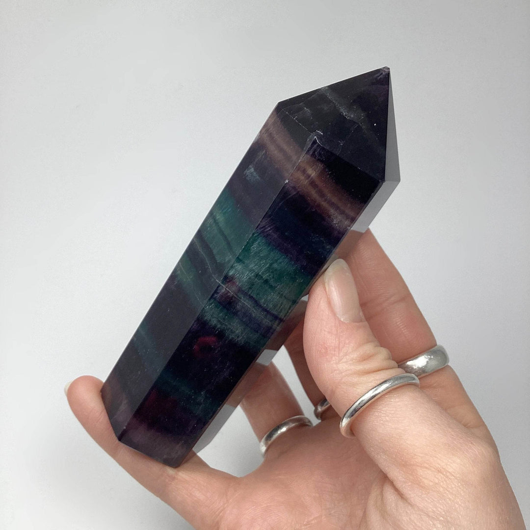 Fluorite Point-Rocks and Gems Canada