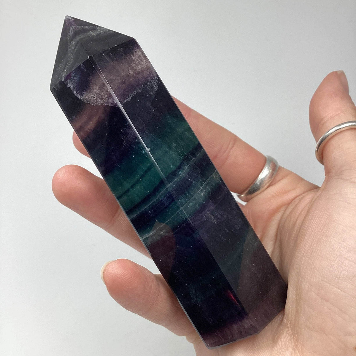 Fluorite Point-Rocks and Gems Canada