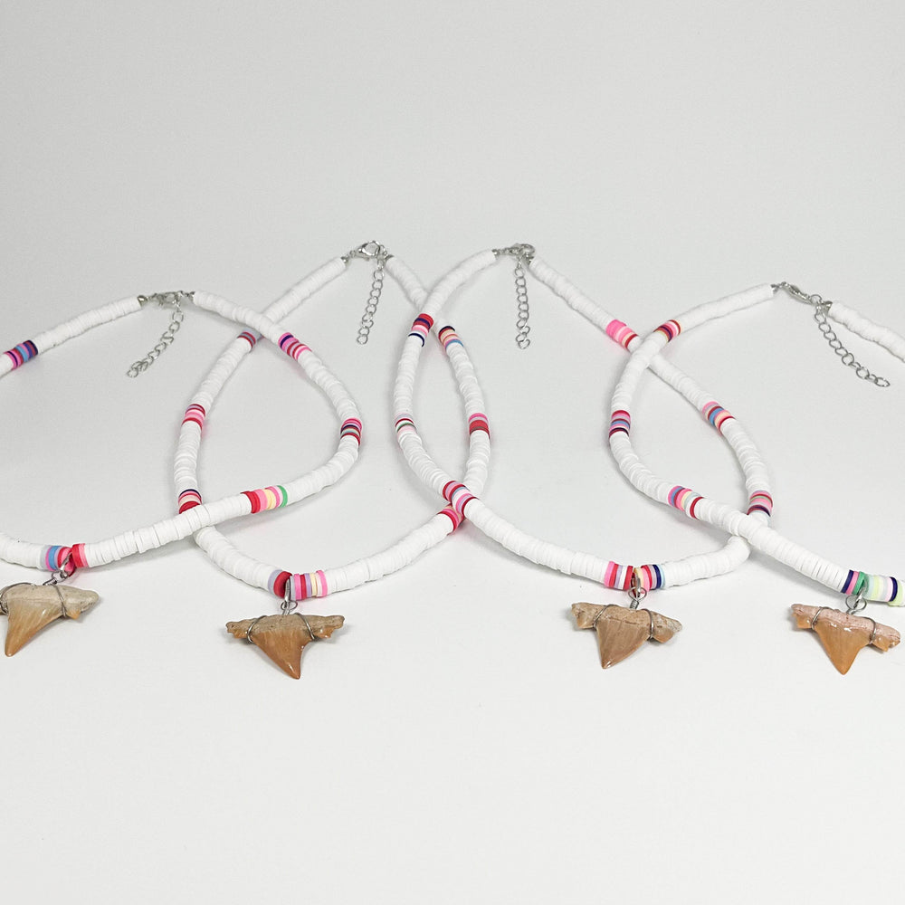 Fossilized Shark Tooth Necklace-Rocks and Gems Canada