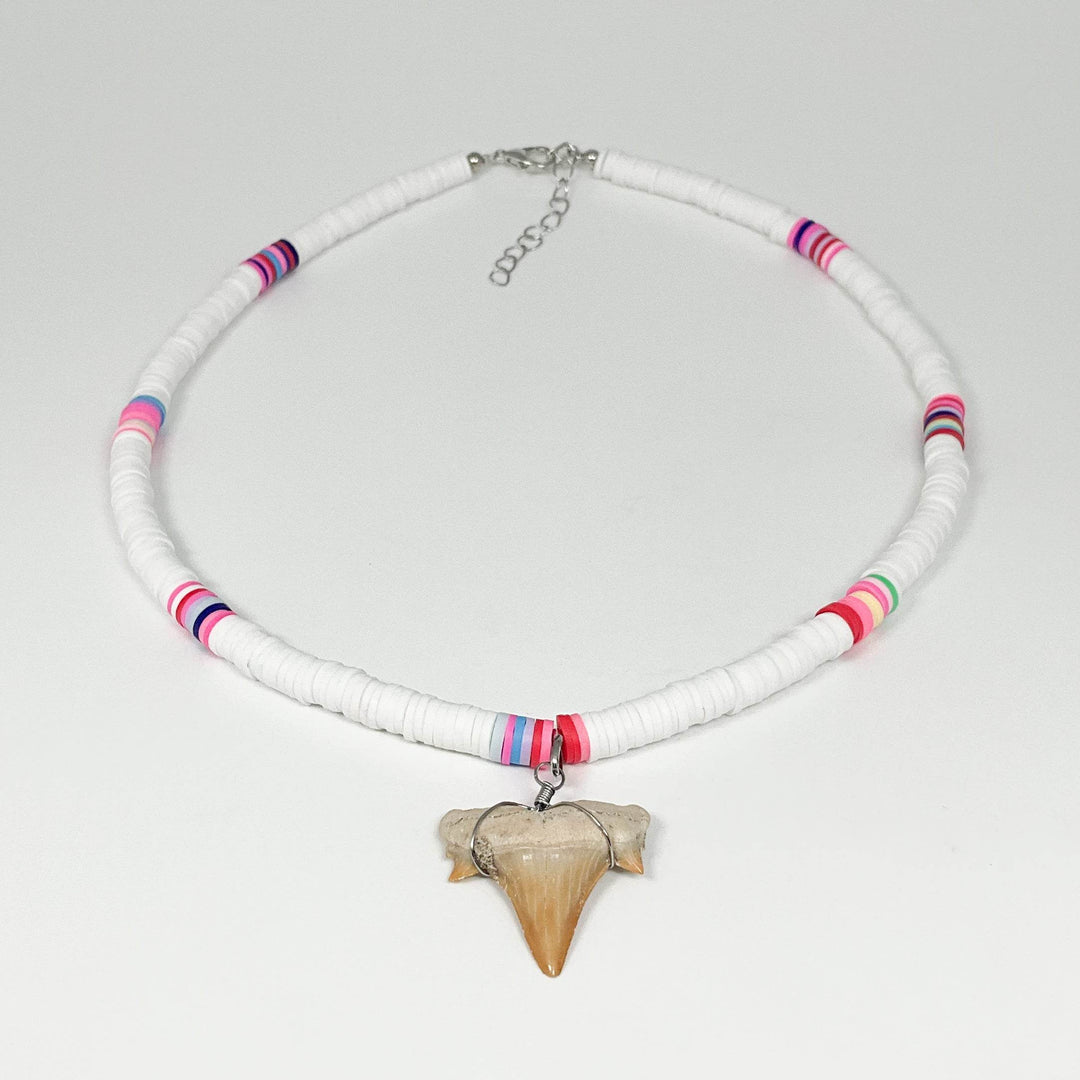 Fossilized Shark Tooth Necklace-Rocks and Gems Canada