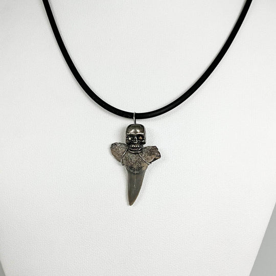Fossilized Shark Tooth Necklace-Rocks and Gems Canada