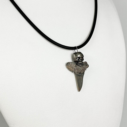 Fossilized Shark Tooth Necklace-Rocks and Gems Canada