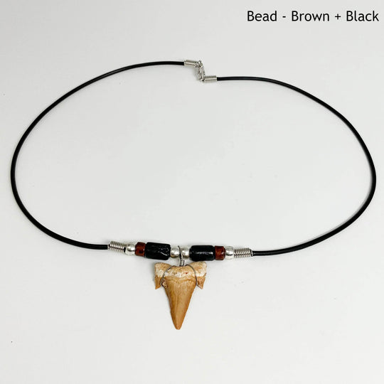 Fossilized Shark Tooth Necklace-Rocks and Gems Canada