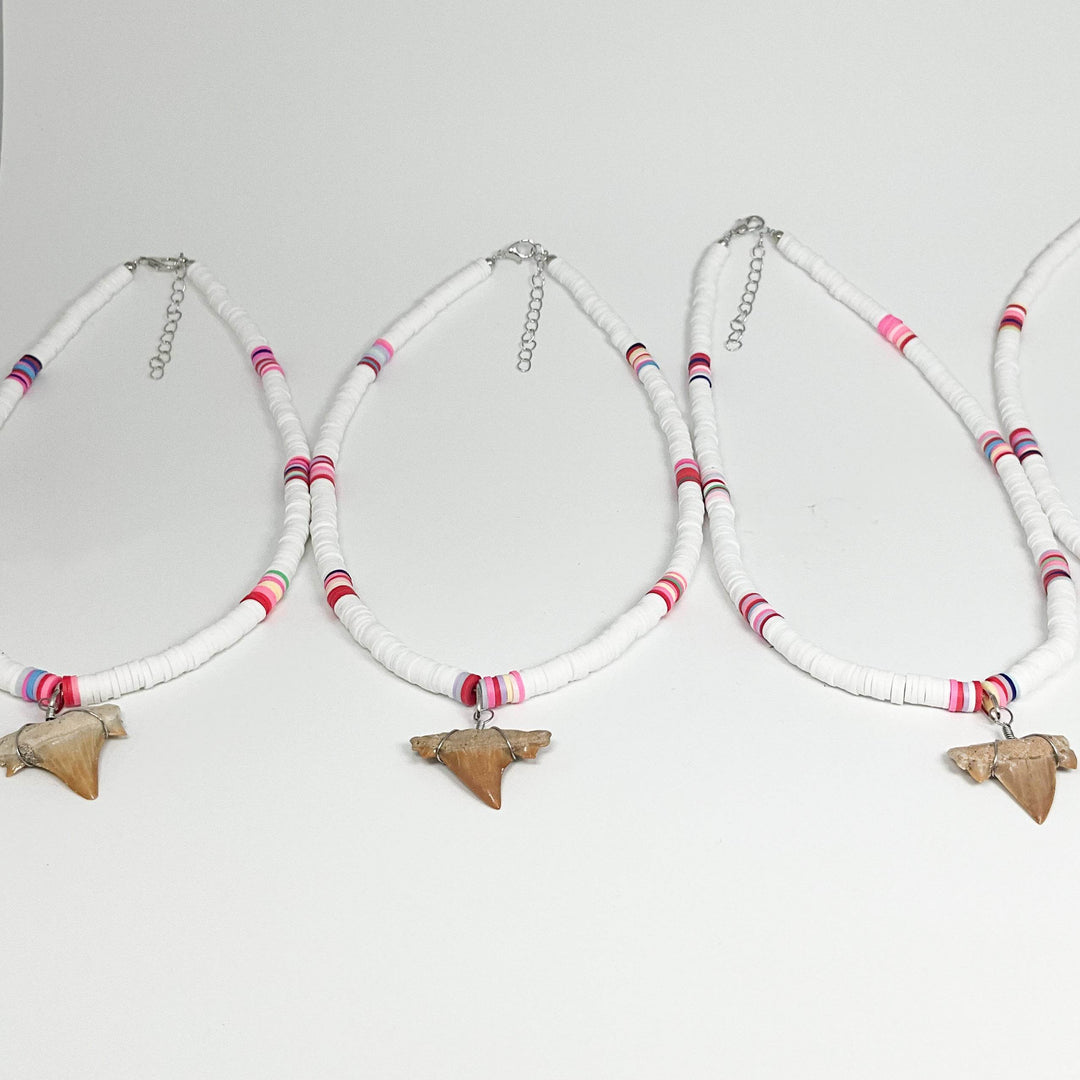 Fossilized Shark Tooth Necklace-Rocks and Gems Canada