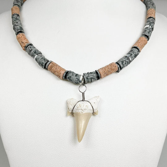 Fossilized Shark Tooth Necklace-Rocks and Gems Canada