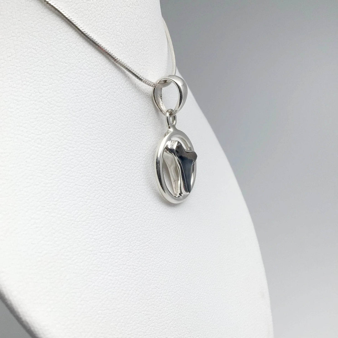 Fossilized Shark Tooth Pendant-Rocks and Gems Canada