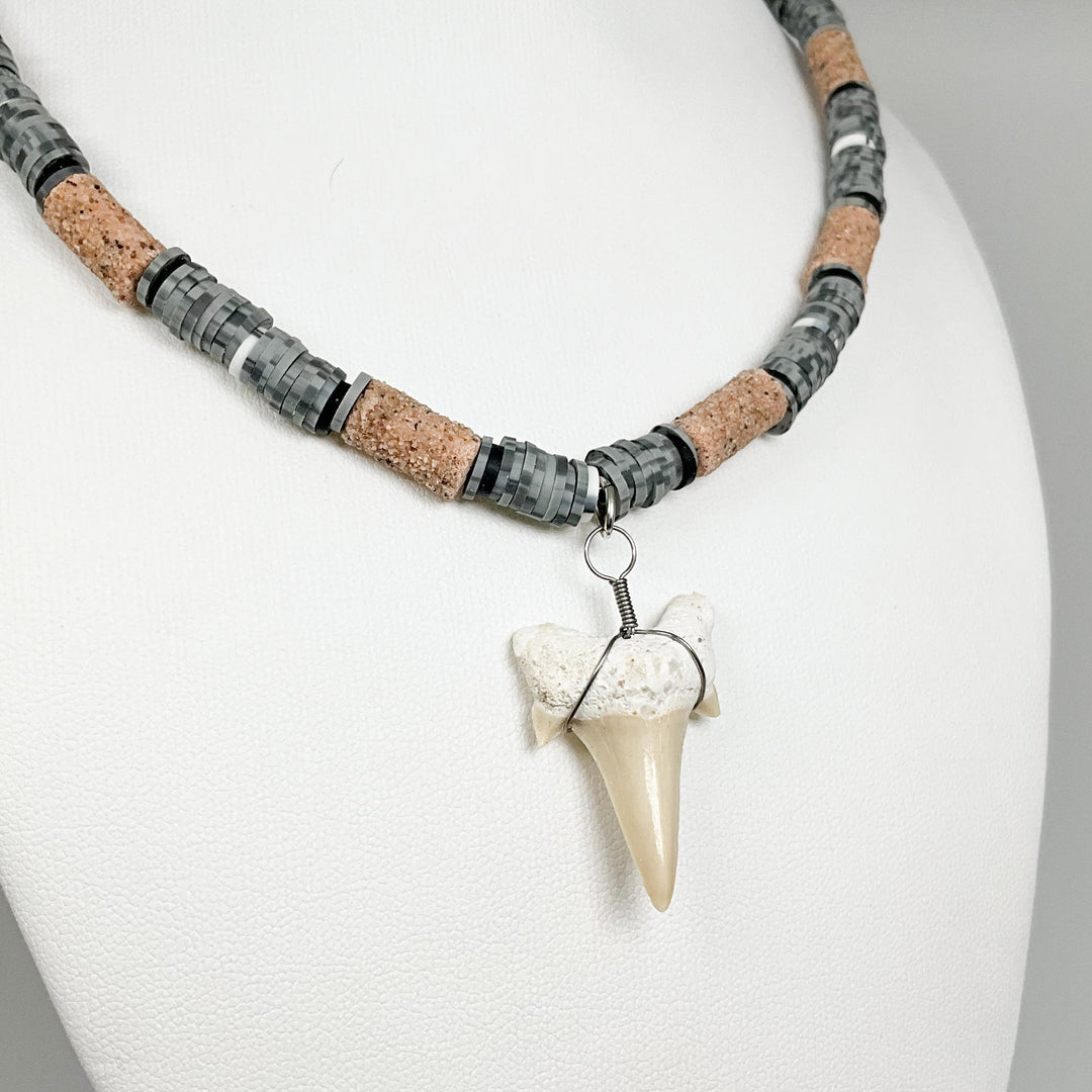 Fossilized Shark Tooth Necklace - Rocks and Gems Canada