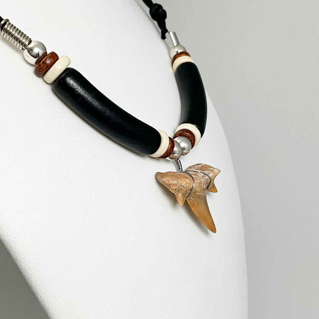 Fossilized Shark Tooth Necklace - Rocks and Gems Canada