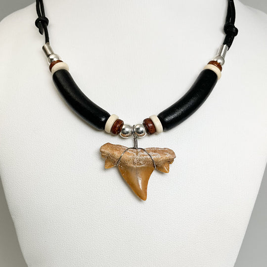 Fossilized Shark Tooth Necklace - Rocks and Gems Canada
