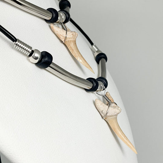 Fossilized Shark Tooth Necklace - Rocks and Gems Canada