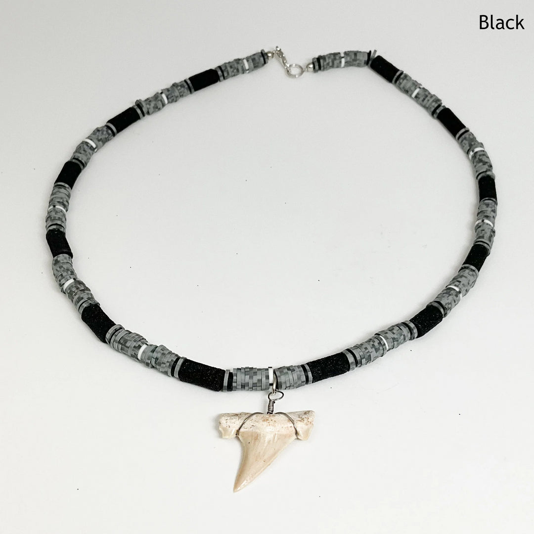 Fossilized Shark Tooth Necklace - Rocks and Gems Canada