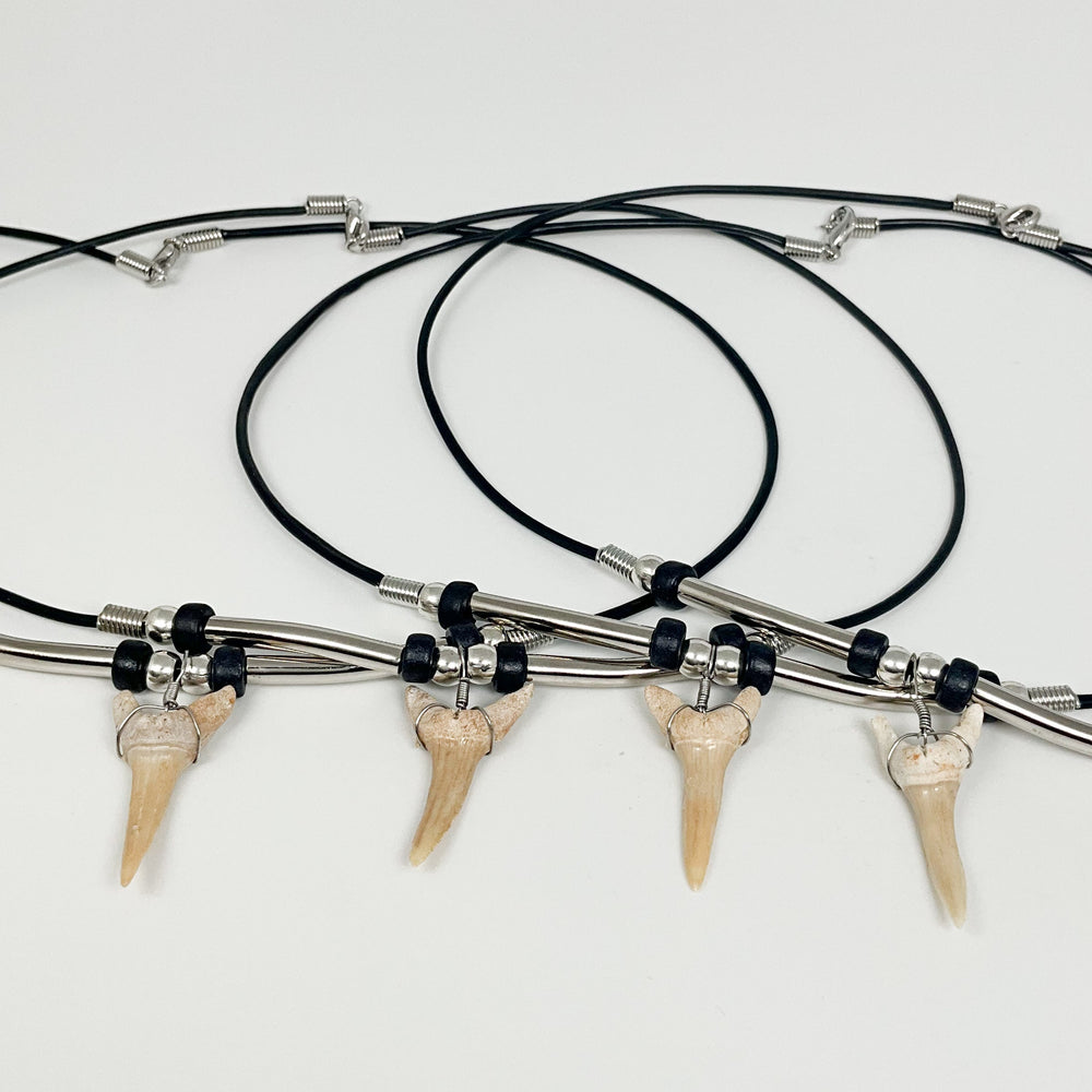 Fossilized Shark Tooth Necklace - Rocks and Gems Canada