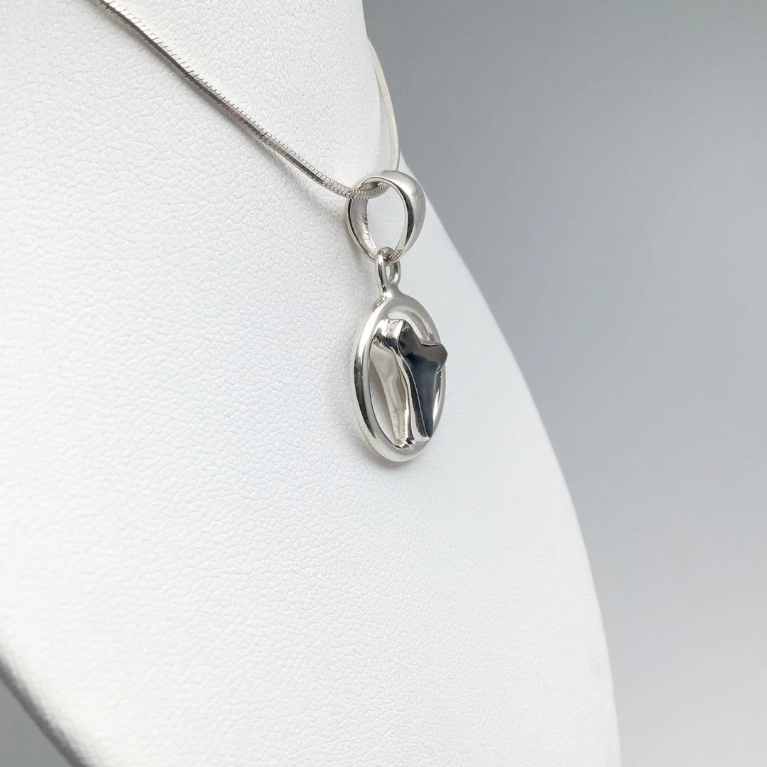 Fossilized Shark Tooth Pendant - Rocks and Gems Canada