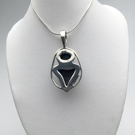 Fossilized Shark Tooth and Geode Pendant - Rocks and Gems Canada