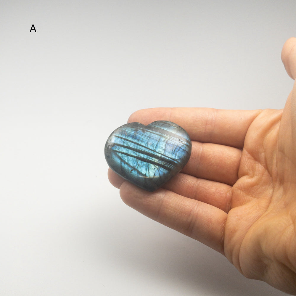 Labradorite Heart - Rocks and Gems Canada