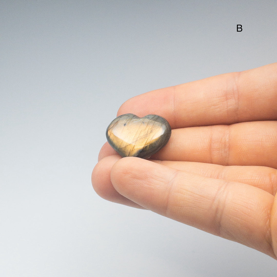 Labradorite Heart - Rocks and Gems Canada