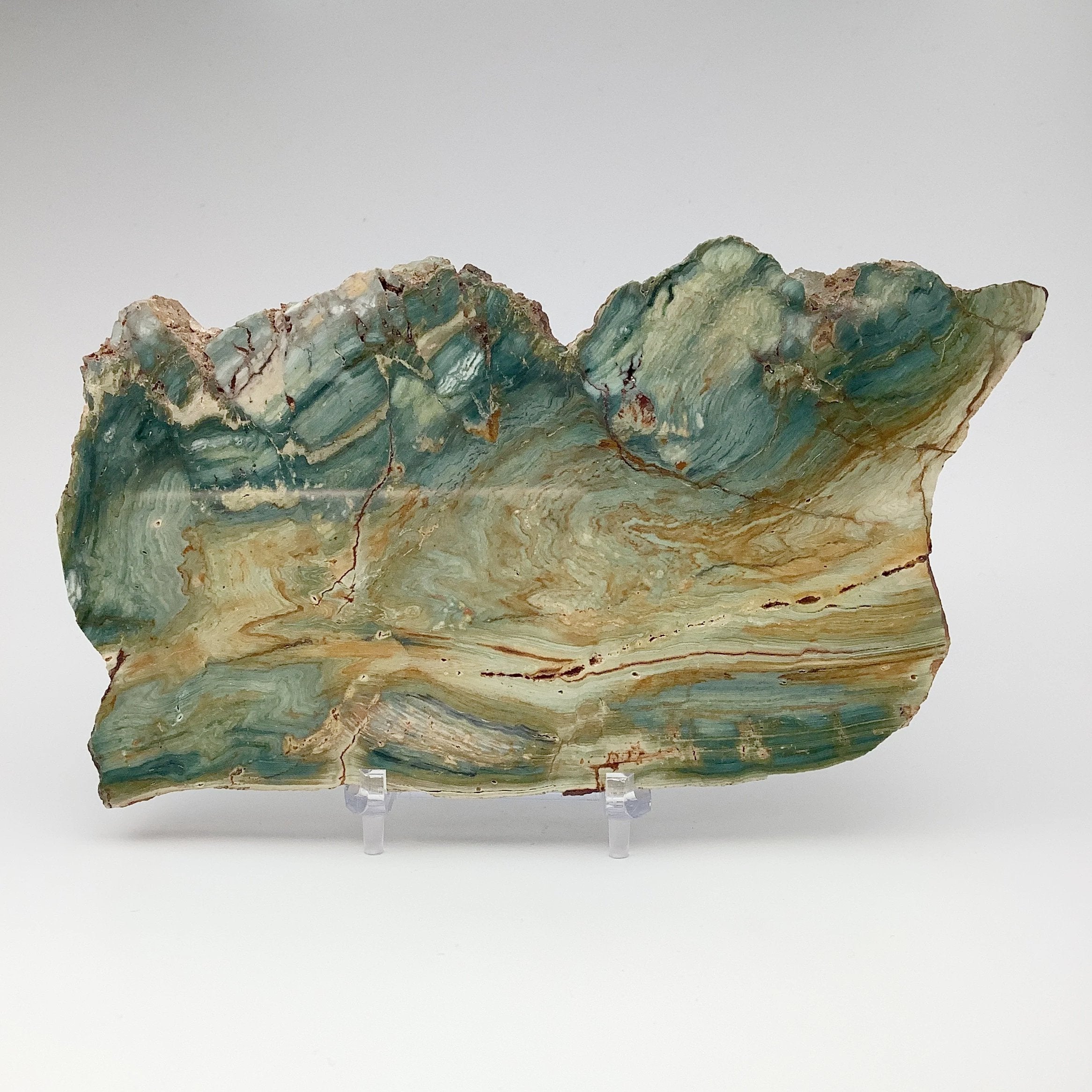 Gary Green Jasper Slab - Rocks and Gems Canada