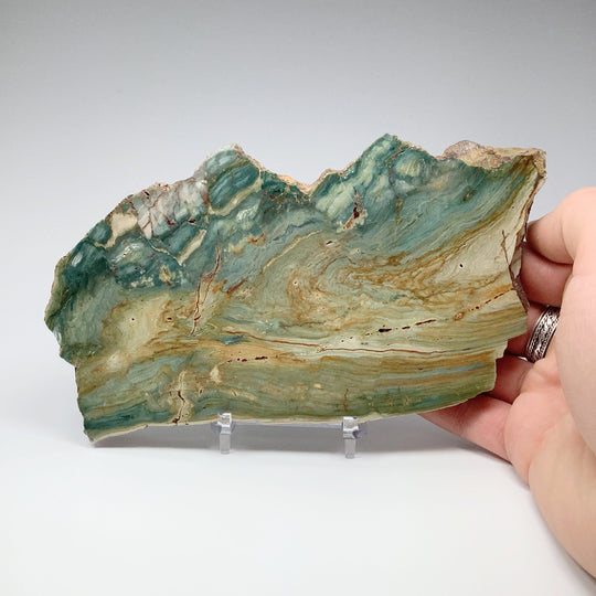 Gary Green Jasper Slab - Rocks and Gems Canada