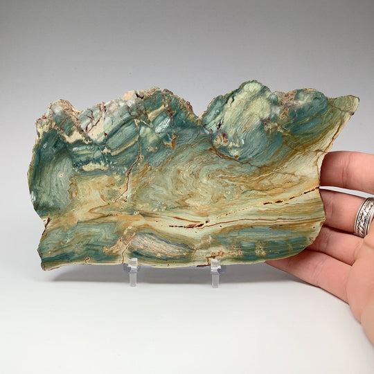 Gary Green Jasper Slab - Rocks and Gems Canada