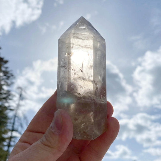 Girasol Quartz Point-Rocks and Gems Canada