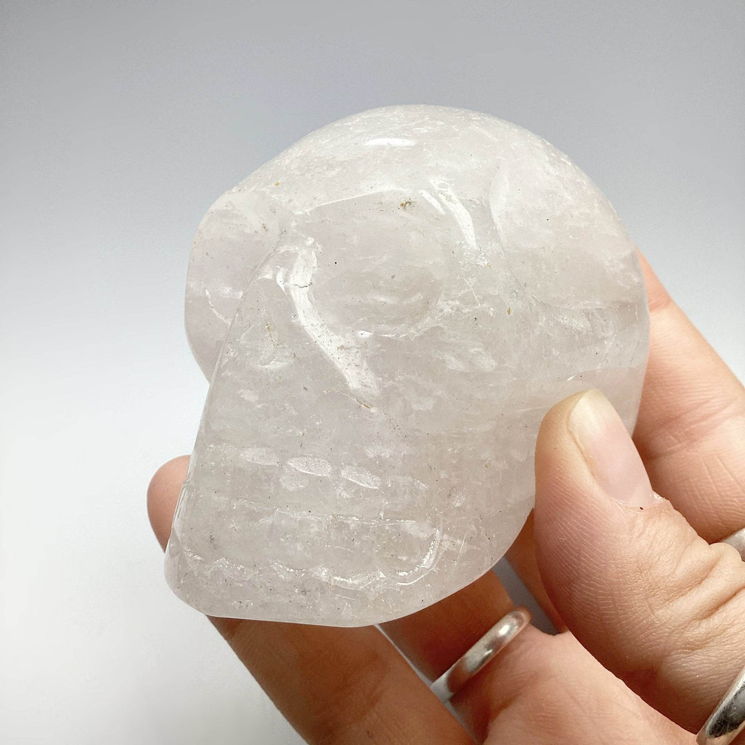 Girasol Quartz Skull-Rocks and Gems Canada