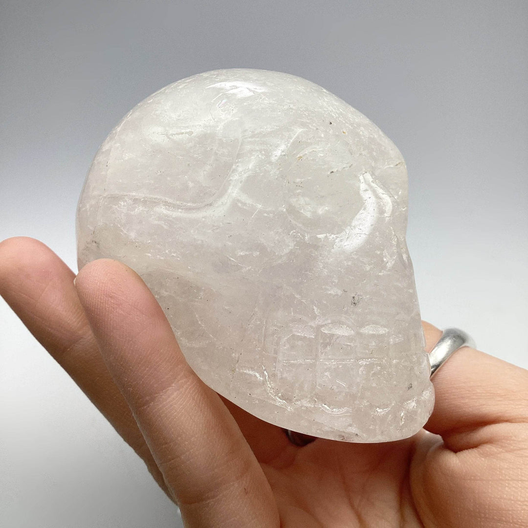 Girasol Quartz Skull-Rocks and Gems Canada