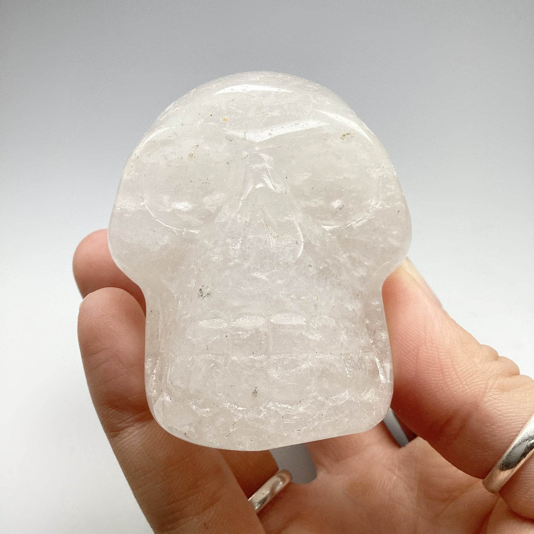 Girasol Quartz Skull-Rocks and Gems Canada