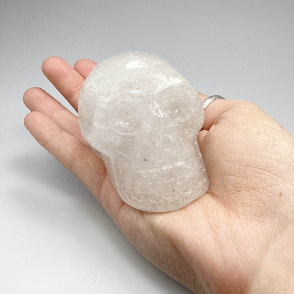Girasol Quartz Skull-Rocks and Gems Canada