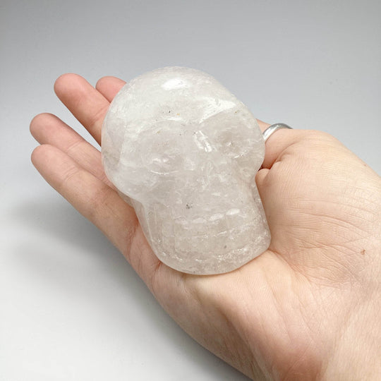 Girasol Quartz Skull-Rocks and Gems Canada