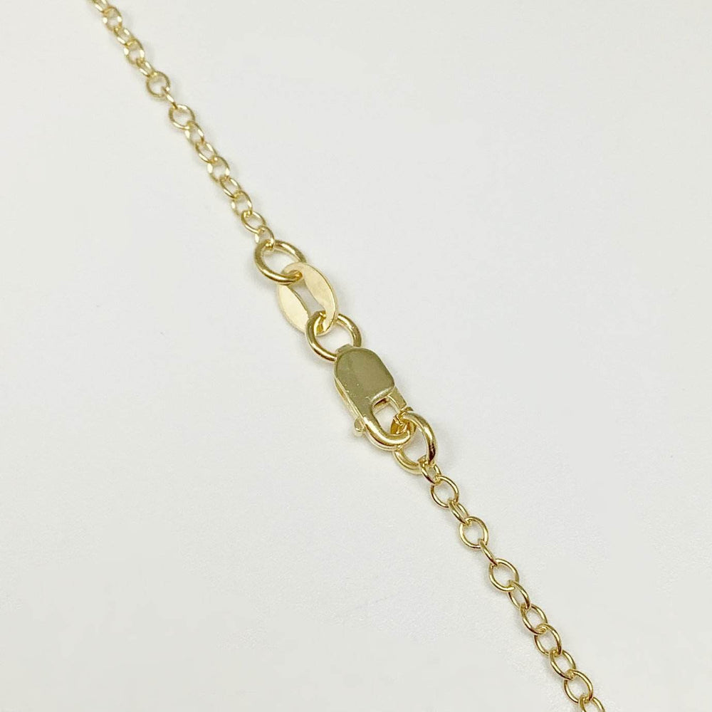 Gold Plated Sterling Silver Chain - Oval Link Style-Rocks and Gems Canada