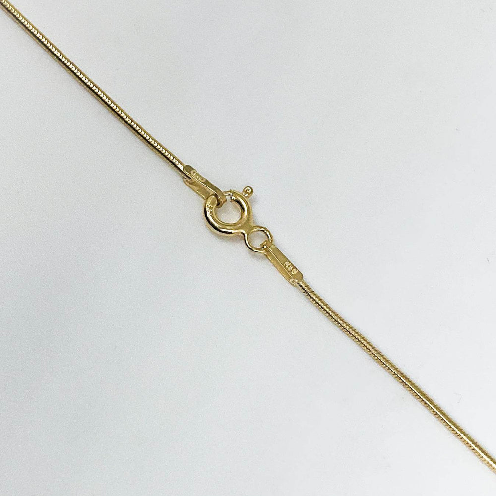 Gold Plated Sterling Silver Chain - Snake Style-Rocks and Gems Canada